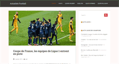 Desktop Screenshot of actualite-foot.fr